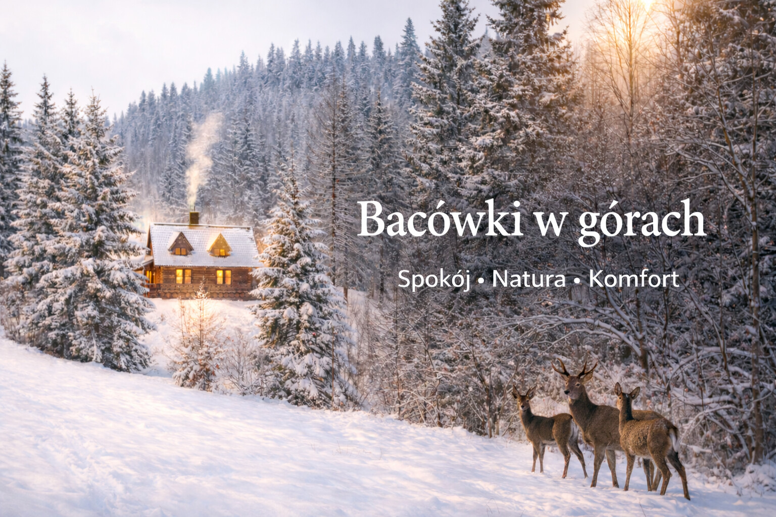 Bacówka zimą